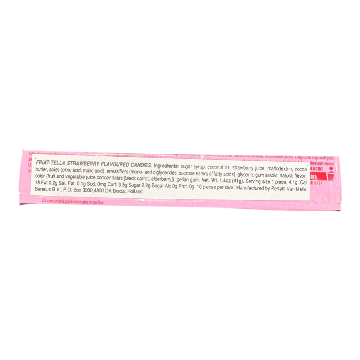 Fruit-Tella - Con Succo Di Frutta - Fragola - 41g (1.44 oz)
