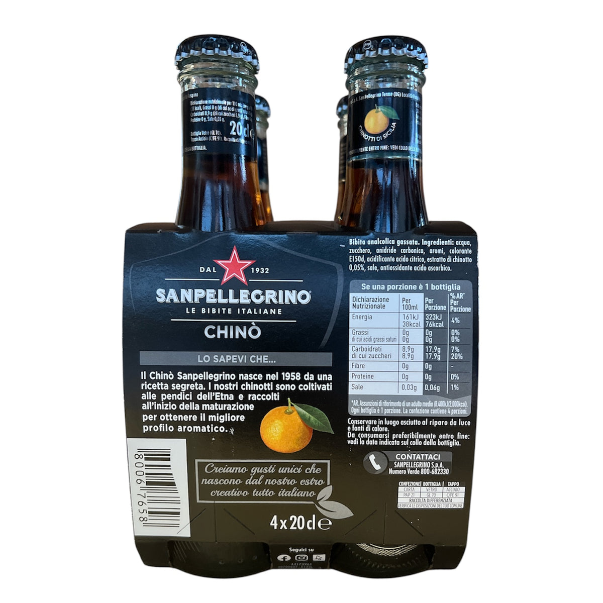 San Pellegrino - Chino - 4pcs