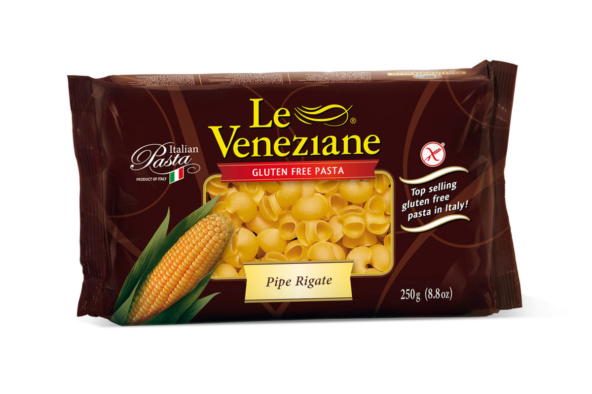 Le Veneziane - Pipe Rigate - Gluten Free - 250g (8.8oz)