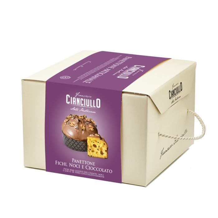 Cianciullo - Panettone Artigianale - Fichi, Noci e Cioccolato - 750g