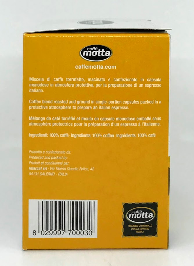 Caffe Motta - Espresso Arabica Nespresso Capsules (10 Capsules)