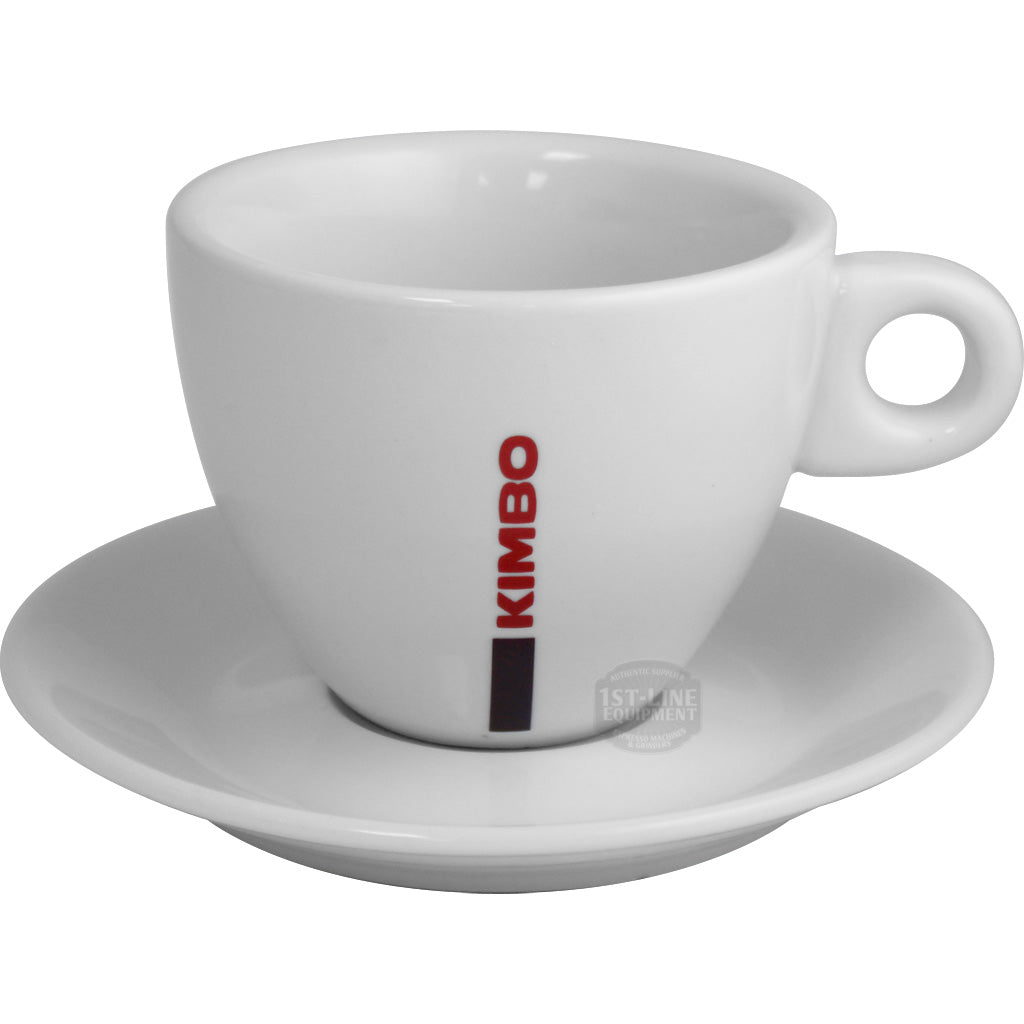 Kimbo Ceramic Large Cappuccino Cup & Saucer (1 Cup) (8.5oz)