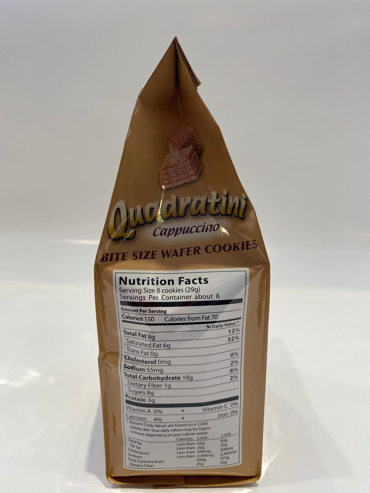 Loacker - Quadratini Cappuccino Wafers - 220g (7.76oz)