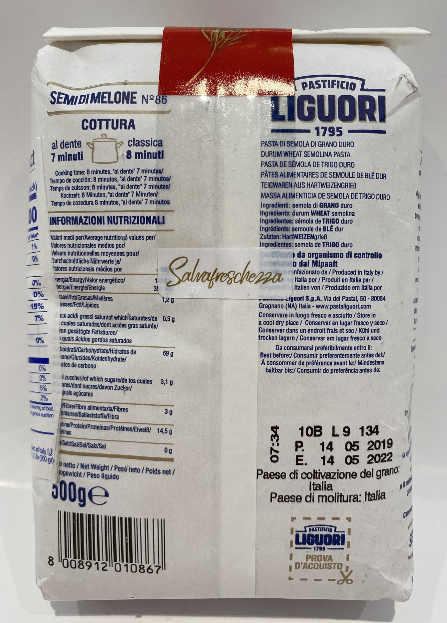 Liguori - Semi di Melone # 86 - 500 g