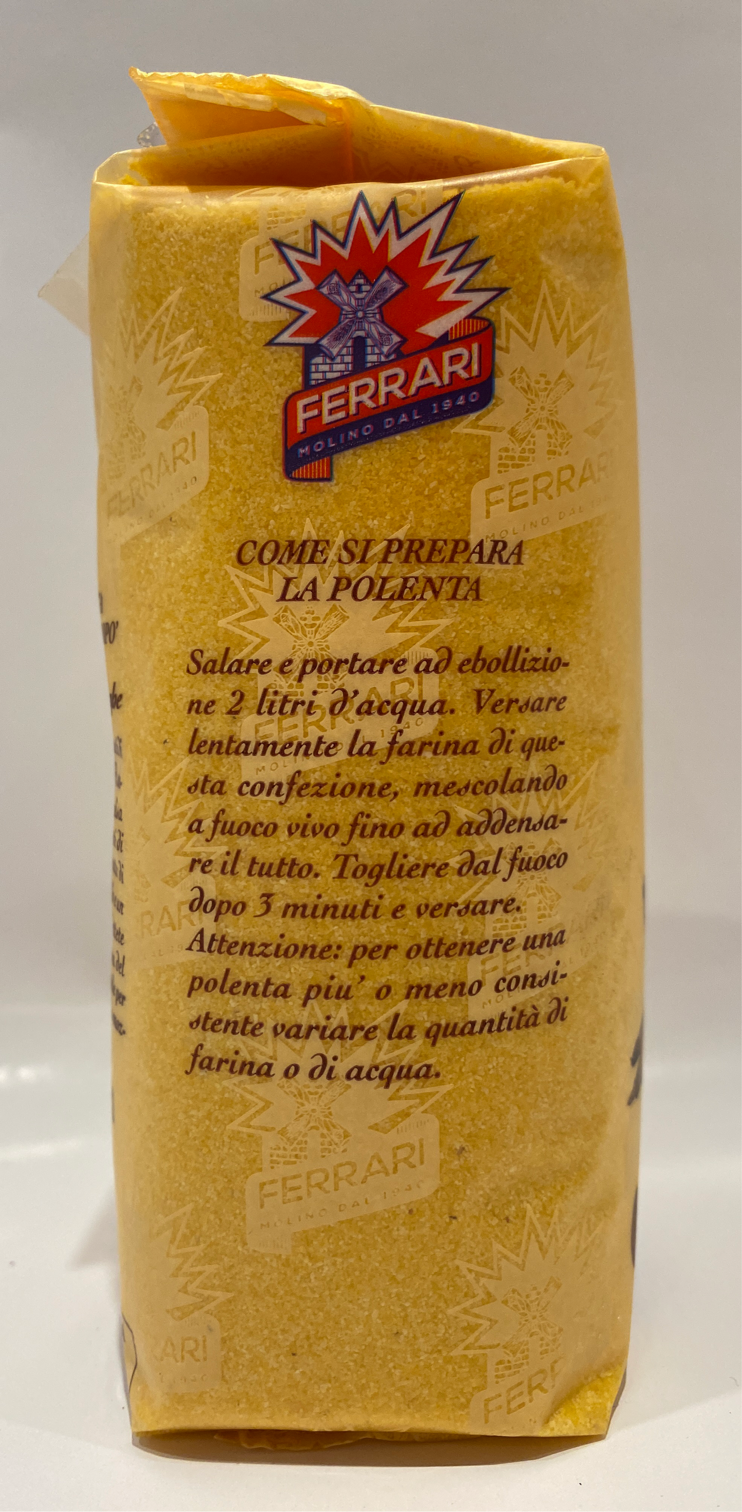 Ferrari - Veronina Oro - Polenta Instantanea 500 Grams (17.6 oz)