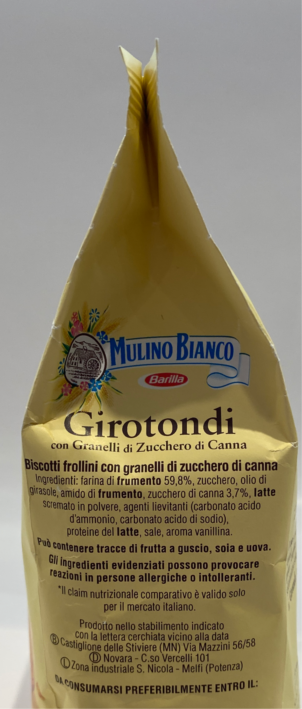 Mulino Bianco - Girotondi - Granelli Di Zucchero Di Canna - 12.3 oz