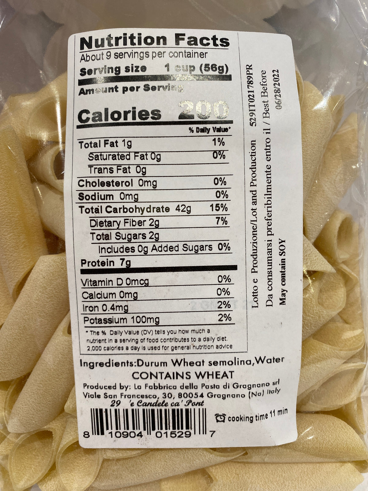 La Fabbrica Della Pasta Di Gragnano - E Candele Ca' Pont - 17.6 oz