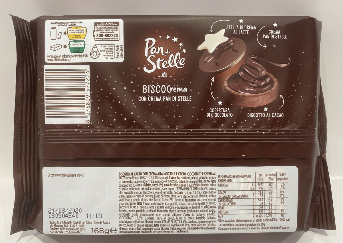 Pan Di Stelle - BiscoCreama Con Crema Pan Di Stelle - 5.92 oz
