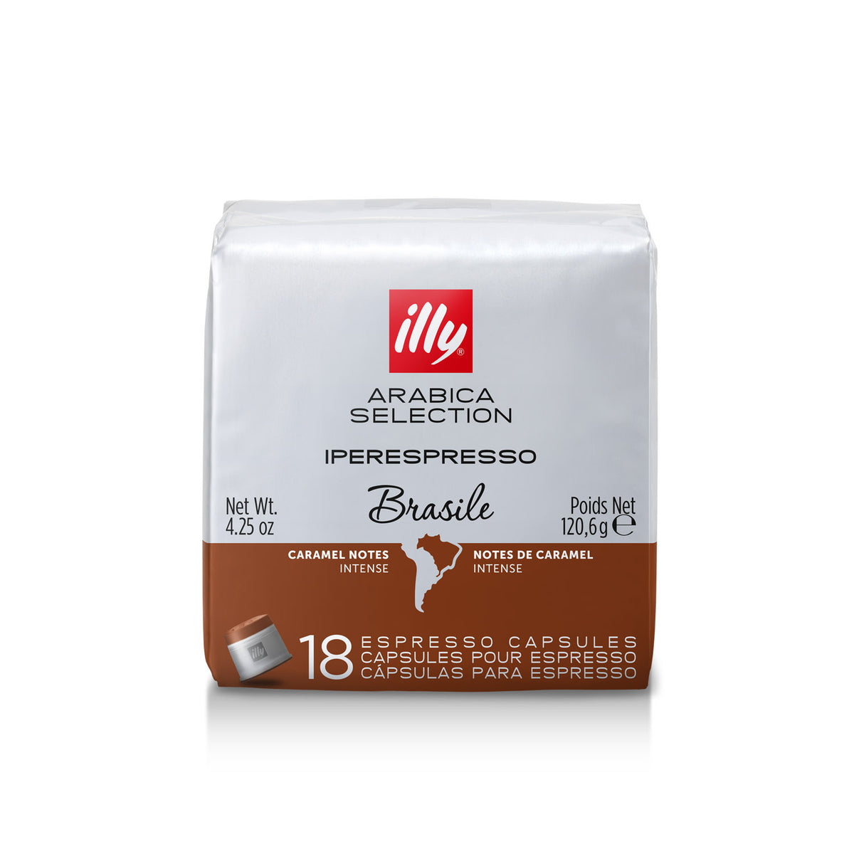 illy Iperespresso Capsules - MonoArabica - Brazil - Brasile - 18 Capsules