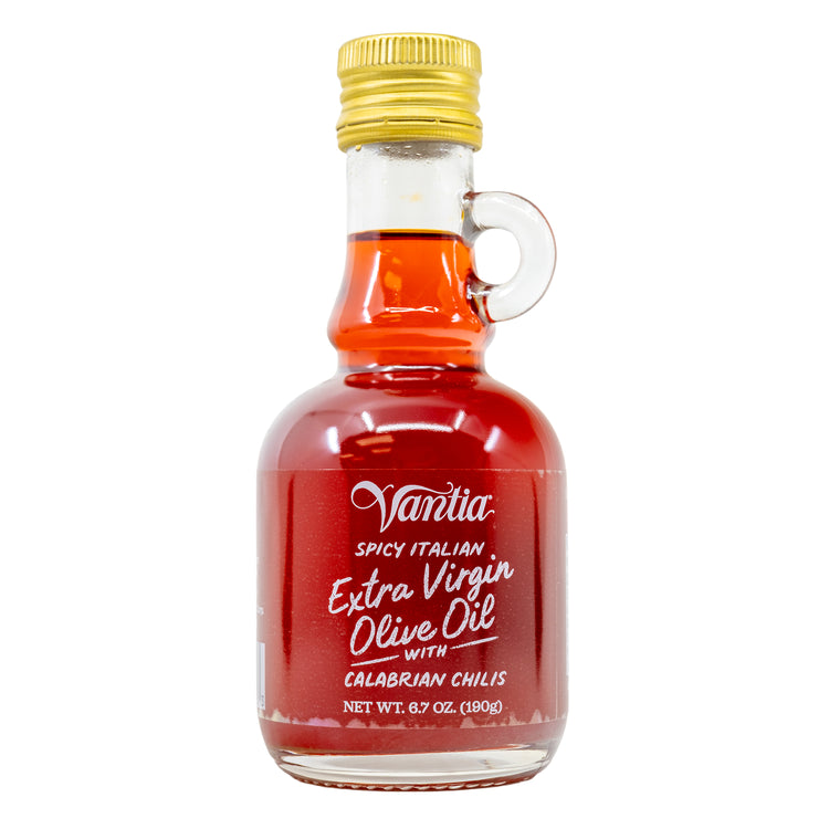 Vantia - Spicy Italian Extra virgin Olive Oil With Calabrian Chilis - 6.7oz (190g)