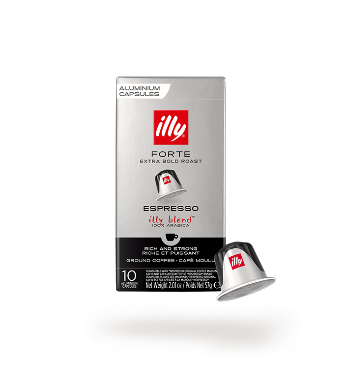 Illy - Nespresso Compatible Capsules - Forte - Espresso - 10 capsule