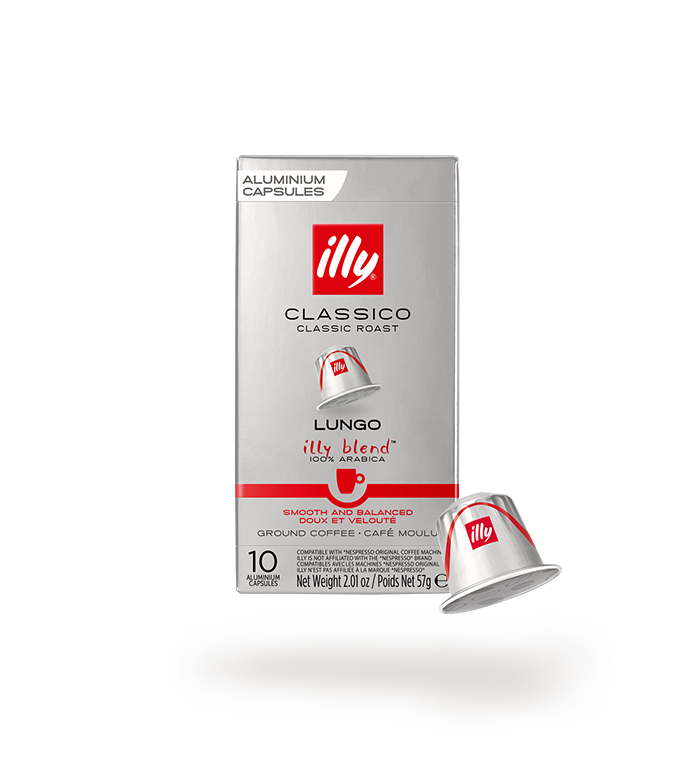 Illy - Nespresso Compatible Capsules - Lungo - Espresso - 10 capsule