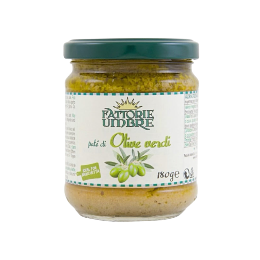 Fattorie Umbre - Green Olives Pate' - 180g (6.3oz)