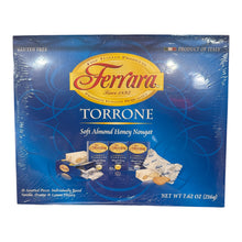 Ferrara - 18pcs - Torrone Soft Almond Honey Nougart - 216g (7.62oz)