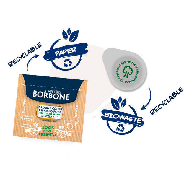 Caffe Borbone - Blue E.S.E. Paper Pods - 150 Pods