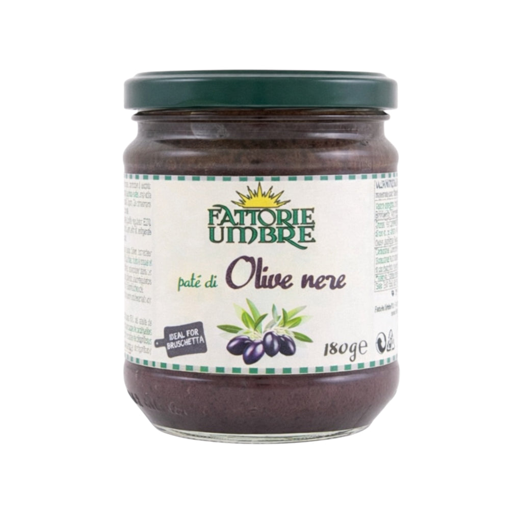 Fattorie Umbre - Black Olive Spread - 180g (6.3oz)