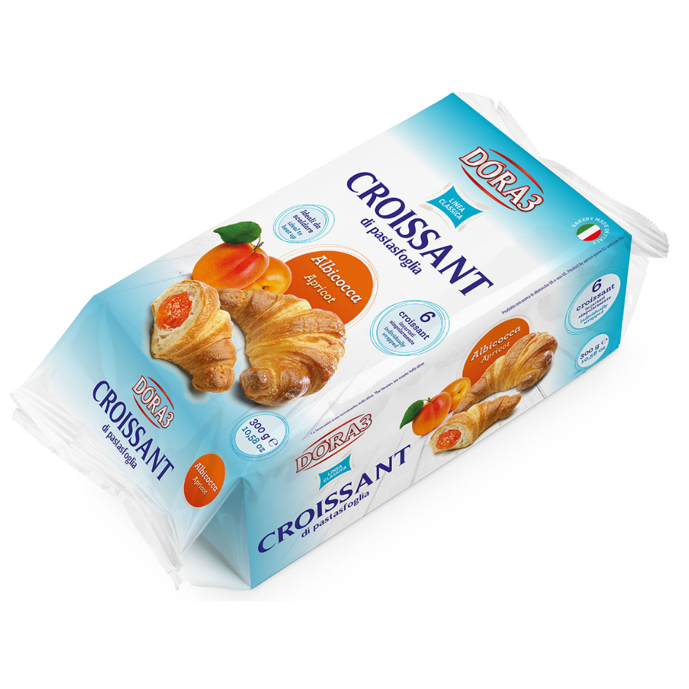 Dora -  Albicocca Croissant - 6pcs - 300g