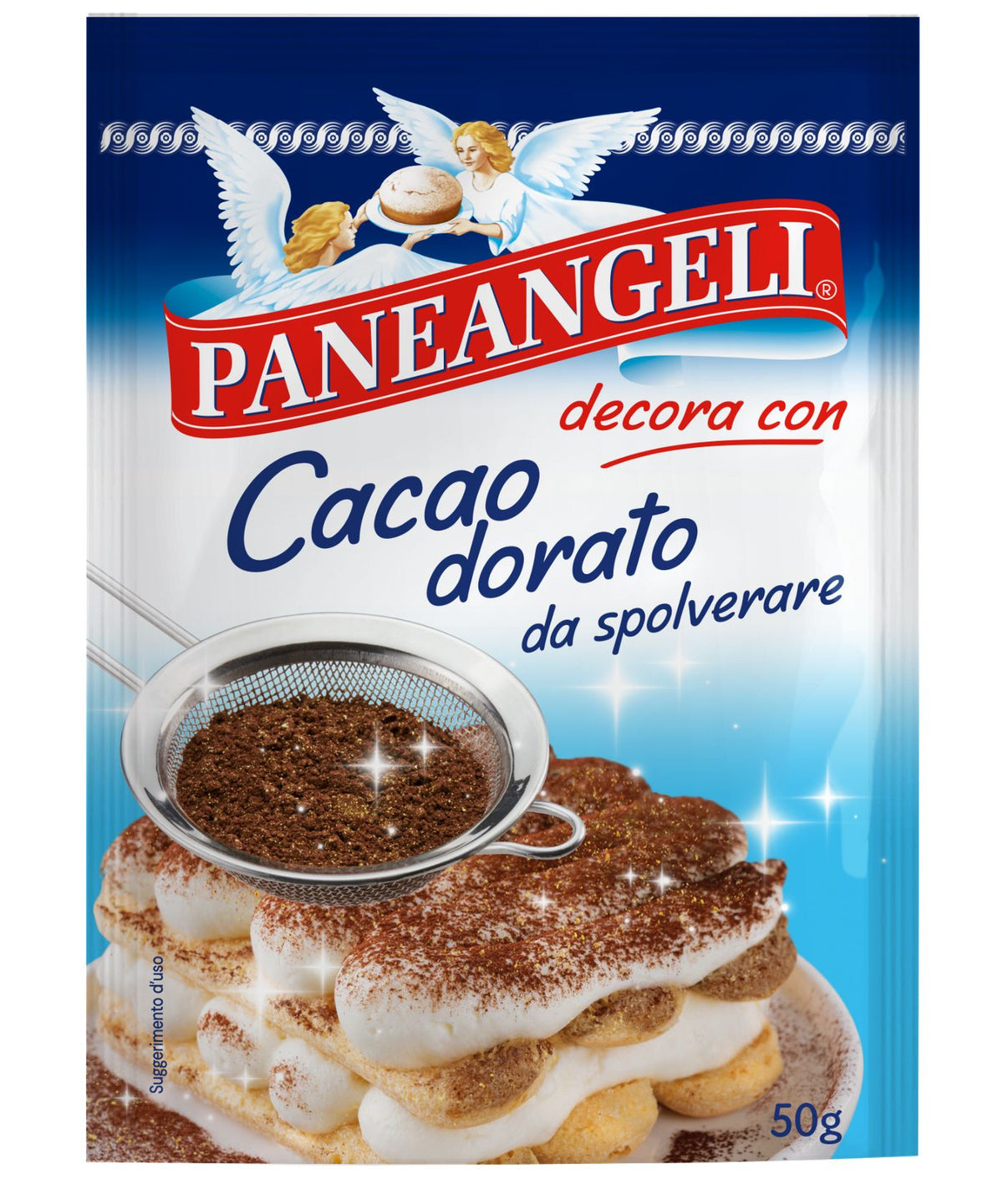 Paneangeli - Cacao Dorato da Spolverare - 50g