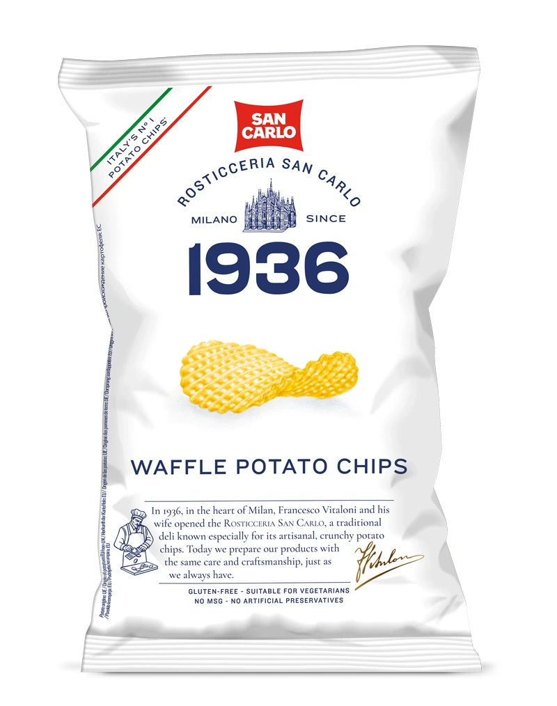 San Carlo - Waffle-Cut - Potato Chips - 150g (5.29oz)