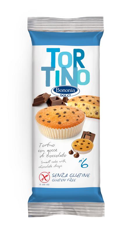 Tortino - Con Gocce di Chocolato - Senza Gluten - 252g