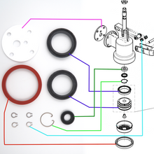 Olympia Cremina Espresso Machine Group Rebuild Seal Kit - 250406 (07.1390.30.40)