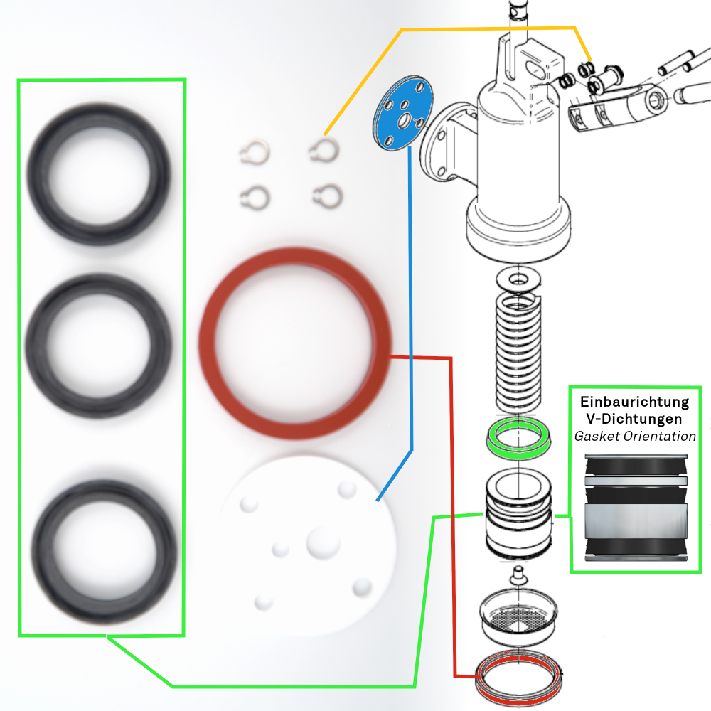 Olympia Express - Cremina SL Gasket Set - 230406