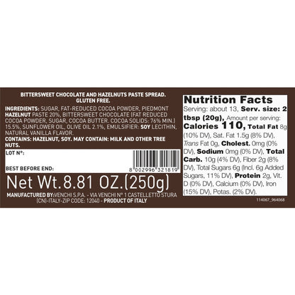Venchi - Dark Suprema - 250g (8.81 oz)
