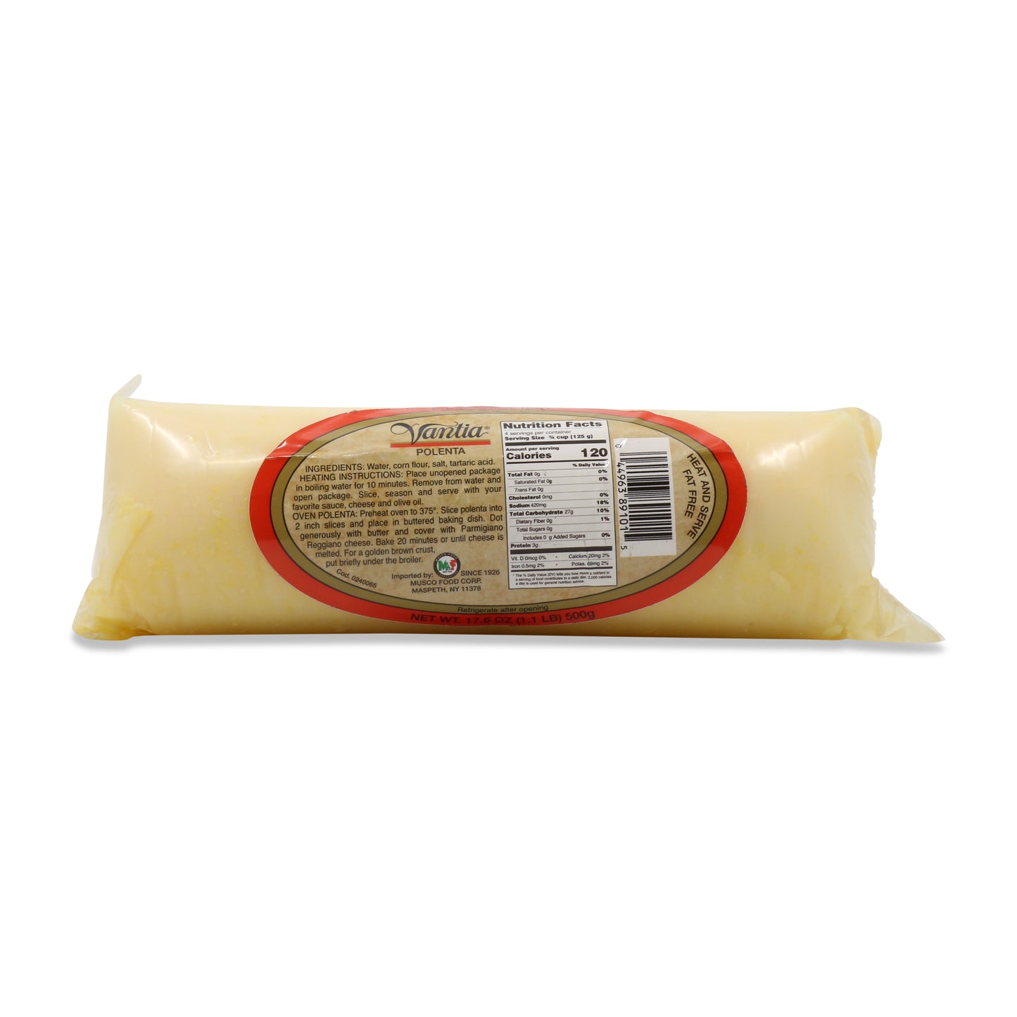 Vantia - Instant Polenta - 500g (17.6 oz)