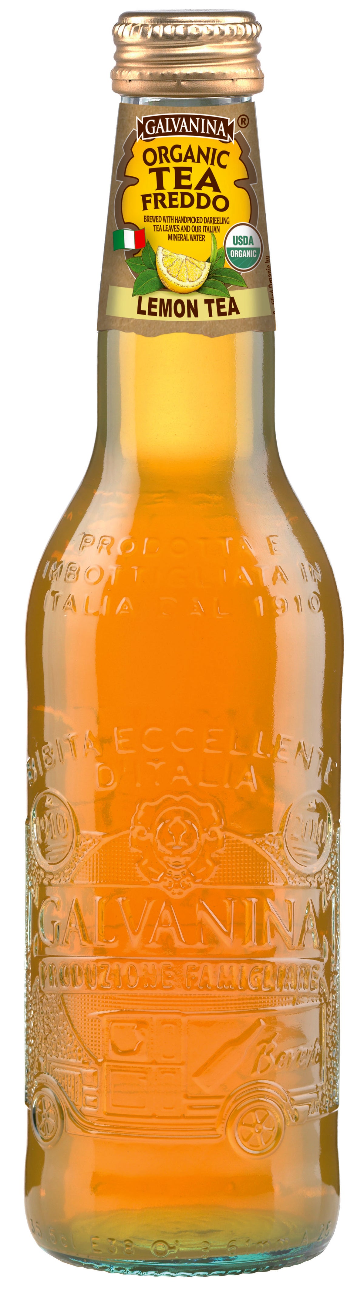 Galvanina - Black Tea With Lemon Tea - 355ml (12 fl oz)