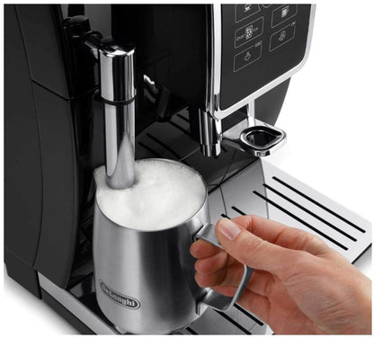 Delonghi Dinamica Automatic Coffee & Espresso Machine with Iced Coffee, TrueBrew Over Ice, Black - ECAM35020B