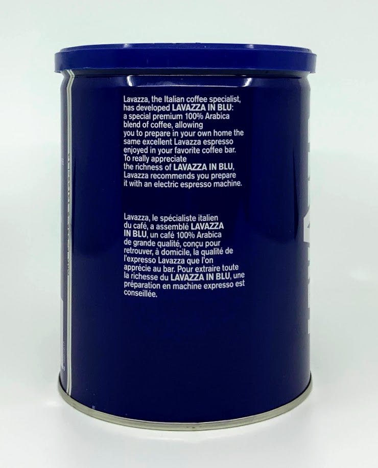 Lavazza - Blu cans - Pre-ground Espresso - 100% Arabica - 250g - (8.8oz)