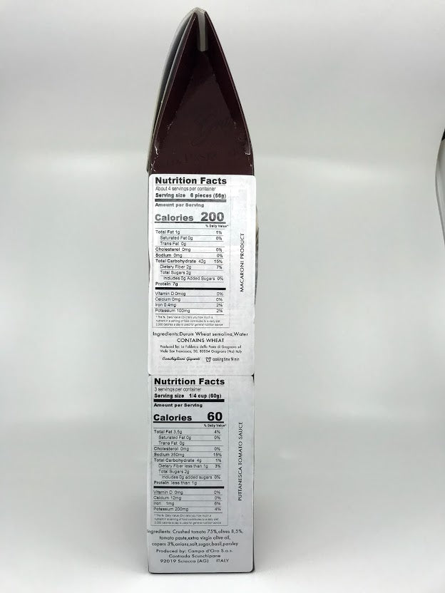 La Fabbrica Della Pasta - Le Specialita' - I Conchiglioni Giganti & Sugo Alla Puttanesca - 250g (8.8 oz) and 180g
