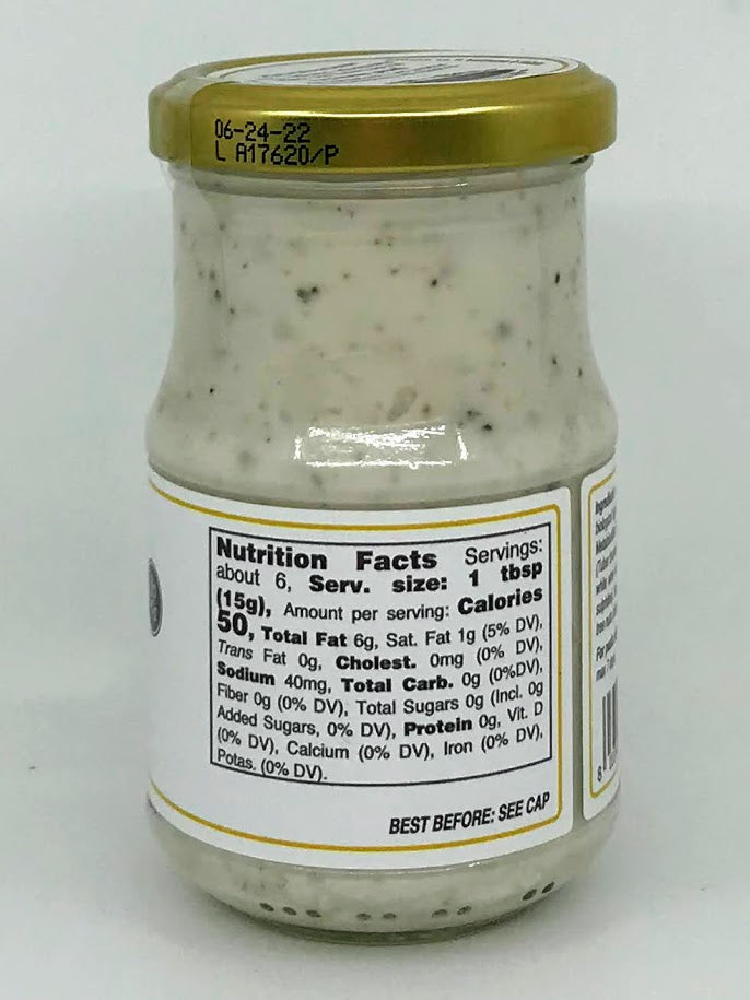 Tartufi Jimmy - Black Truffle Mayonnaise - 180g (6.3 oz)