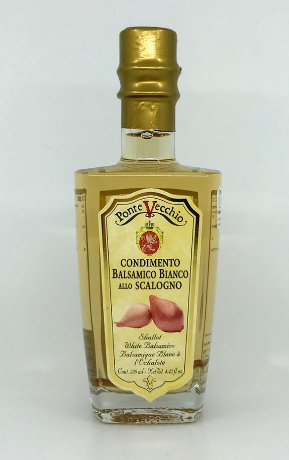 PonteVecchio - White Balsamic - Allo Scalogno -  250ml (8.45 fl. oz)