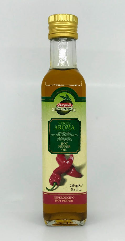 Cinquina - Hot Pepper Olive Oil - 250 ml (8.5 oz)