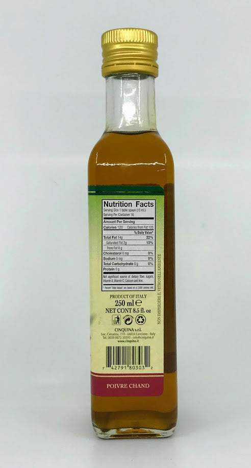 Cinquina - Hot Pepper Olive Oil - 250 ml (8.5 oz)