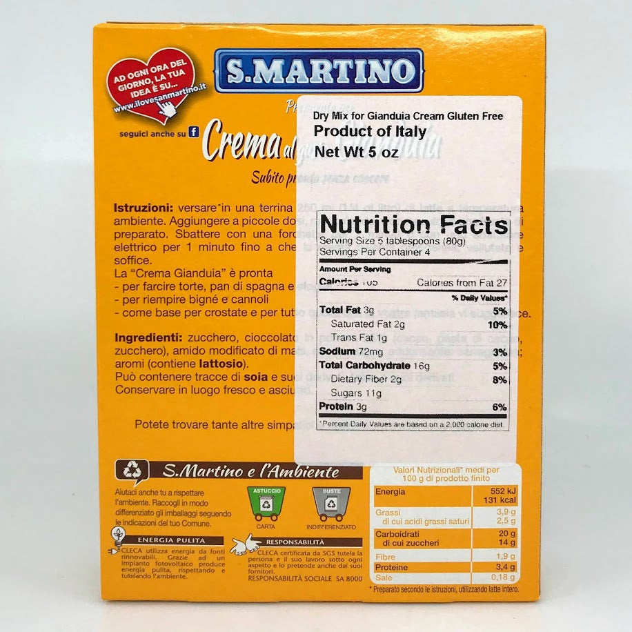 S. Martino - Crema al Gusto Gianduia - 140g
