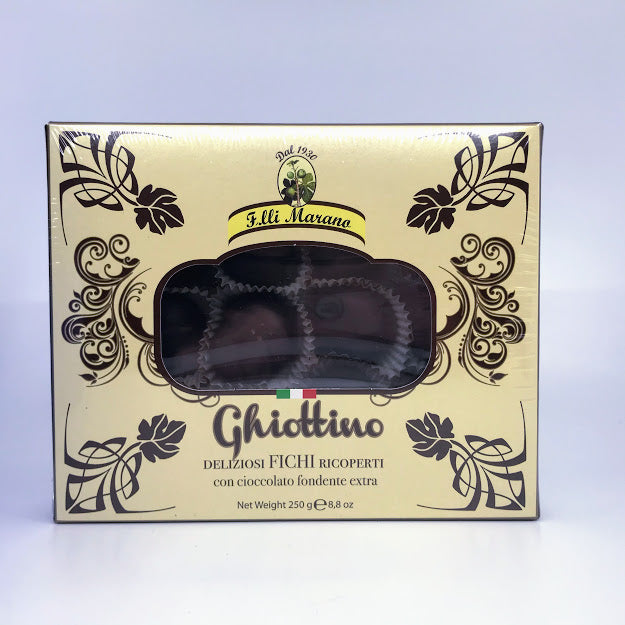Ghiottino - Fighi Ricoperti Con Cioccolato Fondente - 250g (8.8oz)