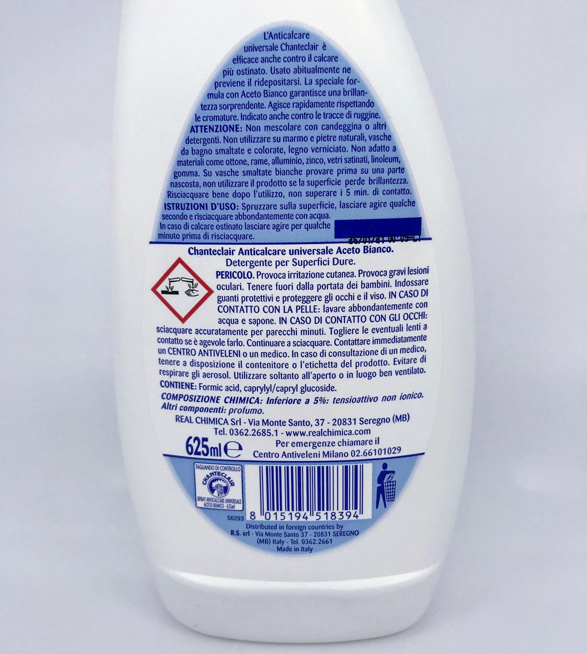 Chante Clair - Anticalcare Universale Aceto Bianco - 625ml