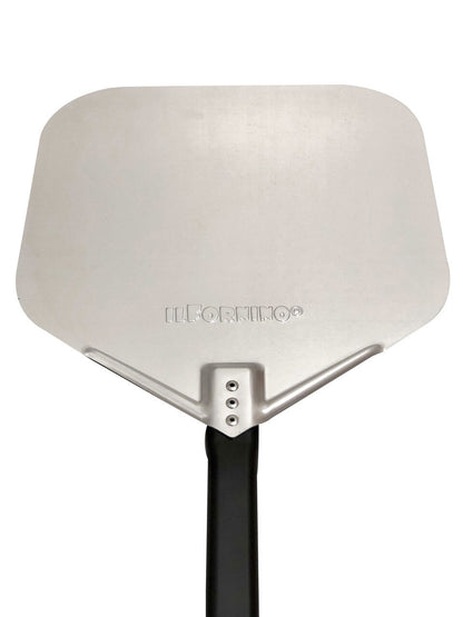 ilFornino® Professional Light Series 12 inch Square Peel w/ 24 inch black handle.