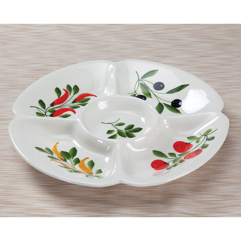 SAPORI DI GIARDINO  - 15″ ANTIPASTO PLATE - V406
