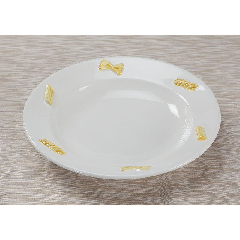 Piatto Unico - 12″ Bowl w/ Embossed Pasta - V410