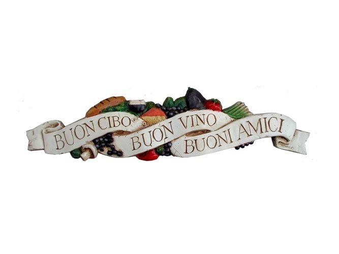 buon cibo - Good Food - Wall Plaque