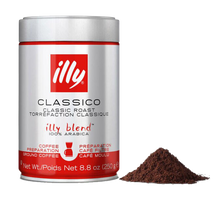 Illy Classico - Classic Roast - Medium Roast 250g Can (Drip Grind)