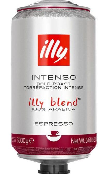 illy - Intenso Espresso Beans -  3kg Can (6.6 LBS) -  Dark Roast