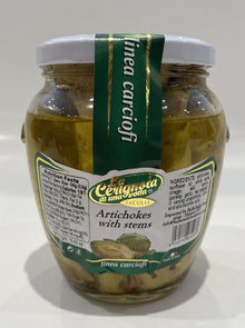La Cerignola - Artichokes With Stems - 19.40 oz