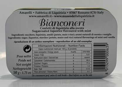 Amarelli - Bianconeri Mint Liquorice - 50g (1.75 oz)