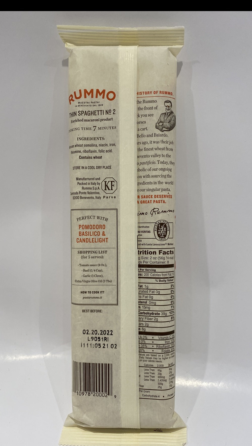 Rummo - Thin Spaghetti #2 Pasta - 454g (16 oz)