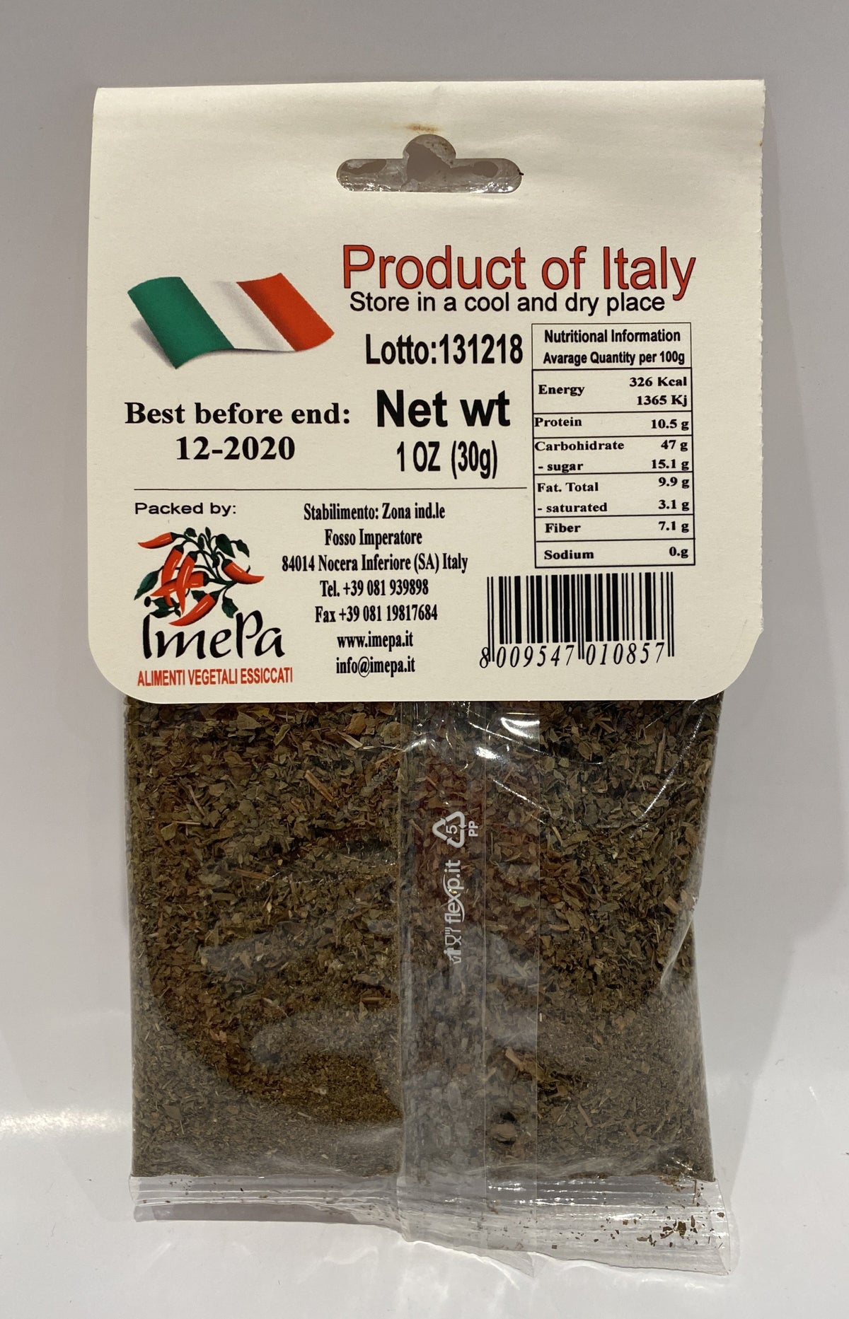 Marinella - Italian Dried Basil - 30g (1,05 oz)