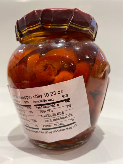 La Cerignola - Red Hot Chopped Chily Peppers -10.23 oz